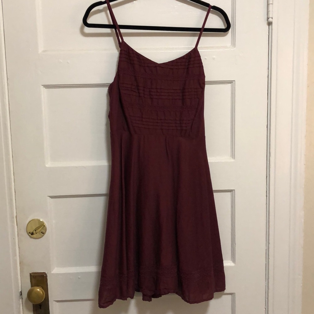 Old Navy Burgundy Dress
